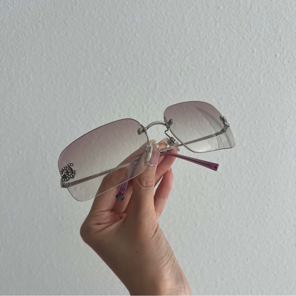 Vintage Chanel 4017-D Sunglasses – Rhinestone Sunglasses